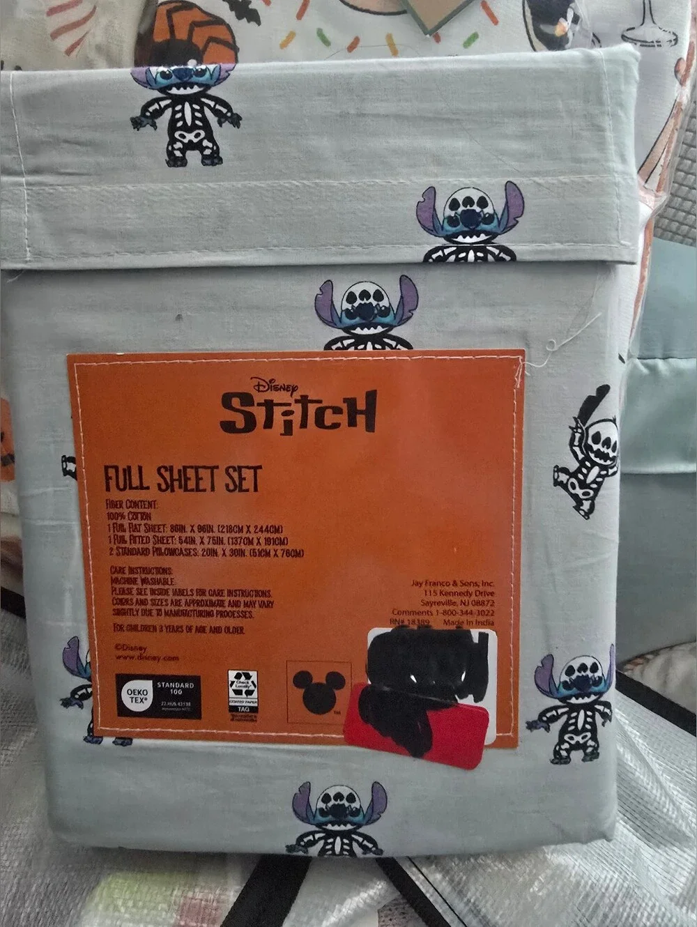 Disney Stitch Full Sheet Set Halloween